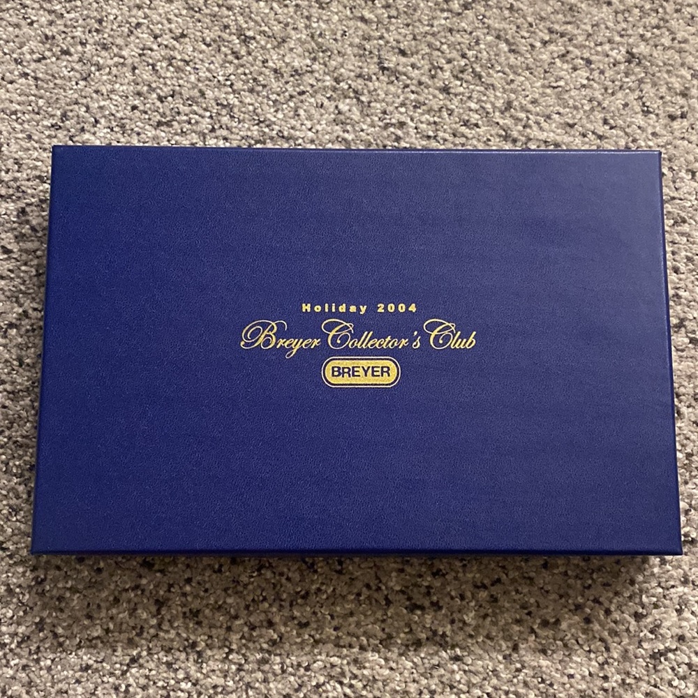 Breyer Collector club holiday 2004 special edition first in the series